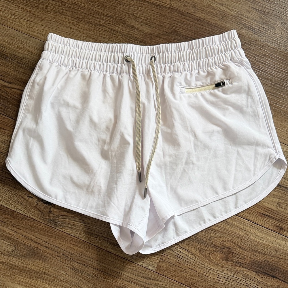 Vuori Women's White Athletic Shorts